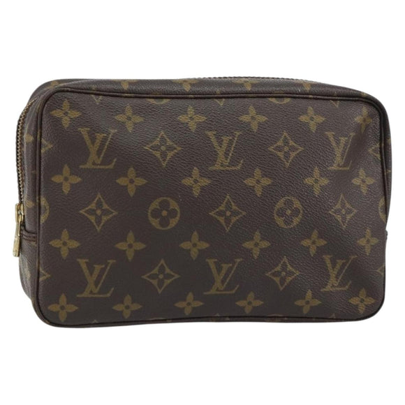 LOUIS VUITTON Monogram Trousse Toilette 23 Clutch Bag M47524 LV Auth ka684