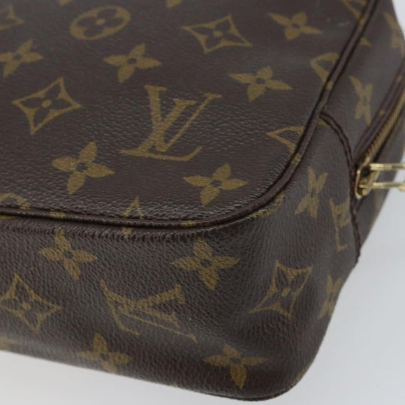 LOUIS VUITTON Monogram Trousse Toilette 23 Clutch Bag M47524 LV Auth ka684