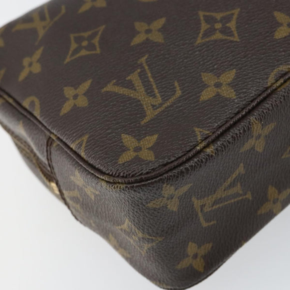 LOUIS VUITTON Monogram Trousse Toilette 23 Clutch Bag M47524 LV Auth ka684
