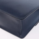 Christian Dior 30 Montaigne Shoulder Bag Leather Blue Gold Auth ka6841V-17