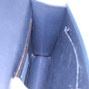 Christian Dior 30 Montaigne Shoulder Bag Leather Blue Gold Auth ka6841V-24