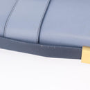 Christian Dior 30 Montaigne Shoulder Bag Leather Blue Gold Auth ka6841V-7