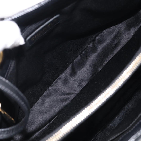 CHANEL GST Matelasse Chain Tote Bag Caviar Skin Black Gold CC Auth ka6843SAM