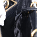 CHANEL GST Matelasse Chain Tote Bag Caviar Skin Black Gold CC Auth ka6843SAM-18