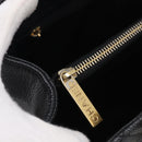 CHANEL GST Matelasse Chain Tote Bag Caviar Skin Black Gold CC Auth ka6843SAM-21