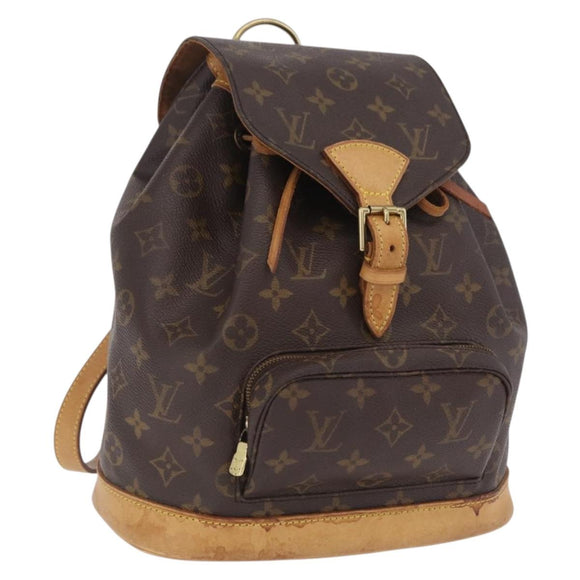 LOUIS VUITTON Monogram Montsouris MM Backpack M51136 LV Auth ka6846