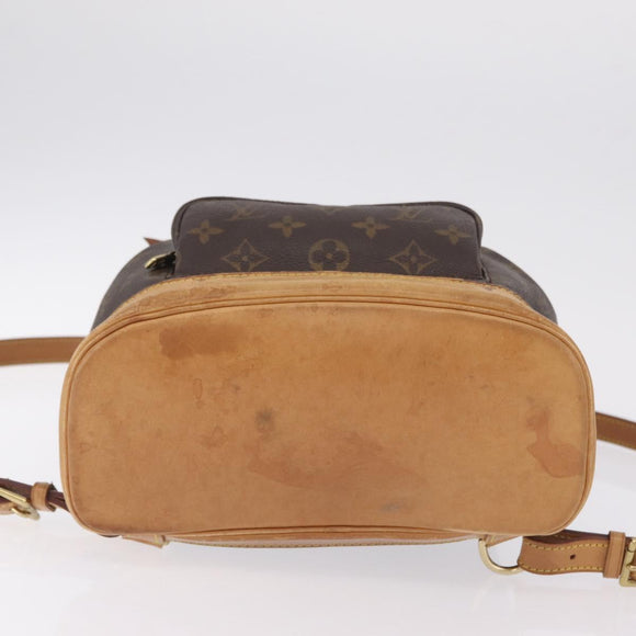 LOUIS VUITTON Monogram Montsouris MM Backpack M51136 LV Auth ka6846