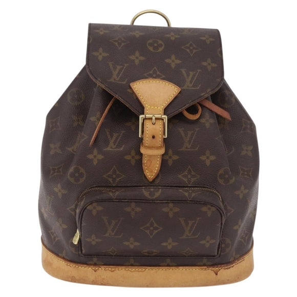 LOUIS VUITTON Monogram Montsouris MM Backpack M51136 LV Auth ka6846