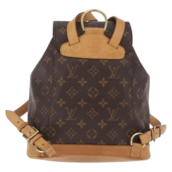 LOUIS VUITTON Monogram Montsouris MM Backpack M51136 LV Auth ka6846