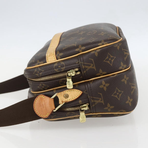 LOUIS VUITTON Monogram Reporter PM Shoulder Bag M45254 LV Auth ka685