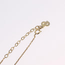 Christian Dior Necklace metal Gold Tone Auth ka6850-14