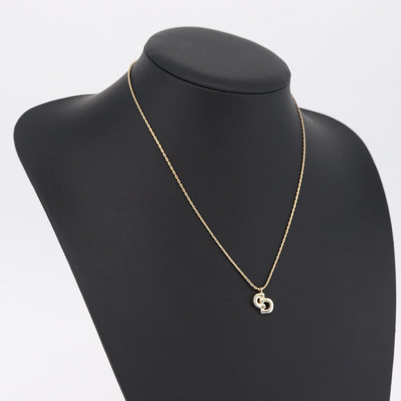 Christian Dior Necklace metal Gold Tone Auth ka6850
