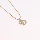 Christian Dior Necklace metal Gold Tone Auth ka6850-3