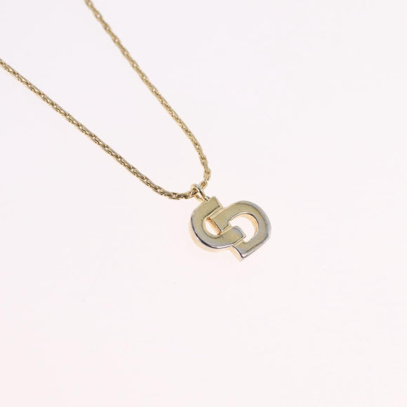 Christian Dior Necklace metal Gold Tone Auth ka6850
