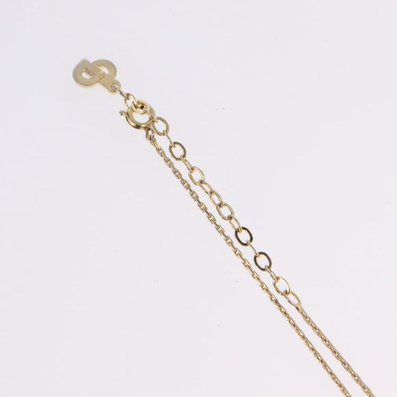 Christian Dior Necklace metal Gold Tone Auth ka6850