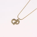Christian Dior Necklace metal Gold Tone Auth ka6850-9