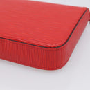 LOUIS VUITTON Epi Wallet Pochette Felice Shoulder Bag Red M41559 LV Auth ka6851V-12