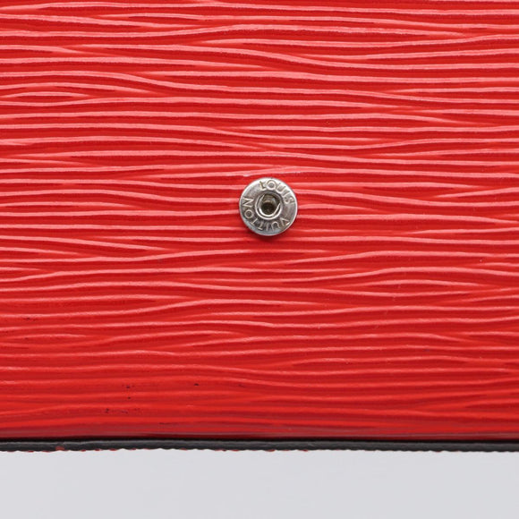 LOUIS VUITTON Epi Wallet Pochette Felice Shoulder Bag Red M41559 LV Auth ka6851V