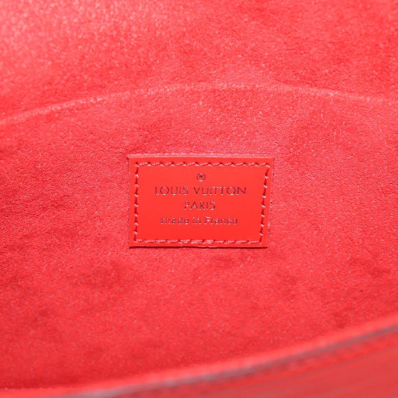 LOUIS VUITTON Epi Wallet Pochette Felice Shoulder Bag Red M41559 LV Auth ka6851V