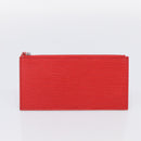 LOUIS VUITTON Epi Wallet Pochette Felice Shoulder Bag Red M41559 LV Auth ka6851V-25