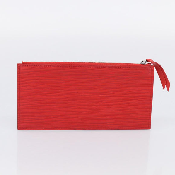 LOUIS VUITTON Epi Wallet Pochette Felice Shoulder Bag Red M41559 LV Auth ka6851V