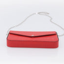 LOUIS VUITTON Epi Wallet Pochette Felice Shoulder Bag Red M41559 LV Auth ka6851V-9
