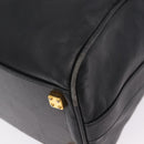 LOEWE Tote Bag Leather Black Gold Auth ka6853-11