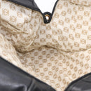 LOEWE Tote Bag Leather Black Gold Auth ka6853-19