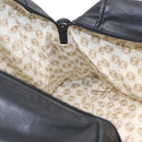 LOEWE Tote Bag Leather Black Gold Auth ka6853-20