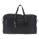 LOEWE Tote Bag Leather Black Gold Auth ka6853-13