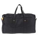 LOEWE Tote Bag Leather Black Gold Auth ka6853-3