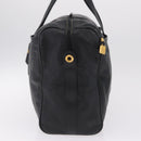 LOEWE Tote Bag Leather Black Gold Auth ka6853-4