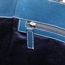 FENDI Zucchino Tote Bag Navy Silver Auth ka6858-20