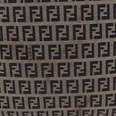 FENDI Zucchino Tote Bag Navy Silver Auth ka6858-3
