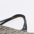 FENDI Zucchino Tote Bag Navy Silver Auth ka6858-9