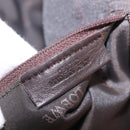 LOEWE Nappa Aire Anagram Hand Bag Leather Yellow Gold Auth ka6859-22