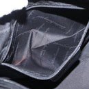 Salvatore Ferragamo Vala Shoulder Bag Nylon Black Silver Auth ka686-21