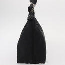 Salvatore Ferragamo Vala Shoulder Bag Nylon Black Silver Auth ka686-3