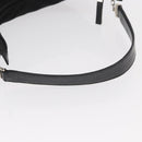 Salvatore Ferragamo Vala Shoulder Bag Nylon Black Silver Auth ka686-7