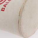 Balenciaga Wave XS Hand Bag Canvas 2way White Silver 619979 Auth ka6861-14