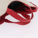 Balenciaga Wave XS Hand Bag Canvas 2way White Silver 619979 Auth ka6861-7