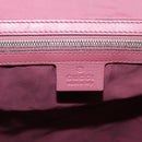GUCCI GG Blooms Backpack PVC Beige Silver 405019 Auth ka6863V-21