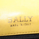 Bally Chain Shoulder Bag Leather Yellow Gold Auth ka6868-20
