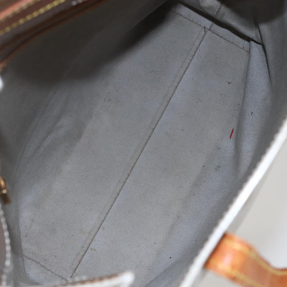 LOUIS VUITTON Monogram Vernis Reade MM Hand Bag Gris M91142 LV Auth ka687