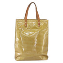 LOUIS VUITTON Monogram Vernis Reade MM Hand Bag Gris M91142 LV Auth ka687-2