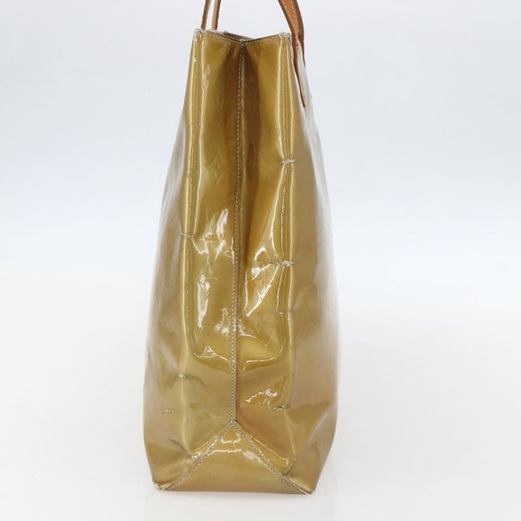 LOUIS VUITTON Monogram Vernis Reade MM Hand Bag Gris M91142 LV Auth ka687