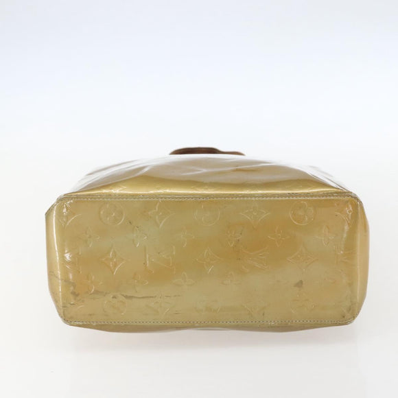 LOUIS VUITTON Monogram Vernis Reade MM Hand Bag Gris M91142 LV Auth ka687