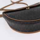 Christian Dior Honeycomb Shoulder Bag PVC Black Gold Auth ka6870-10