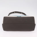 FENDI By The Way Shoulder Bag Leather Beige Silver Auth ka6871A-12
