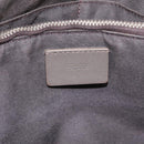FENDI By The Way Shoulder Bag Leather Beige Silver Auth ka6871A-21